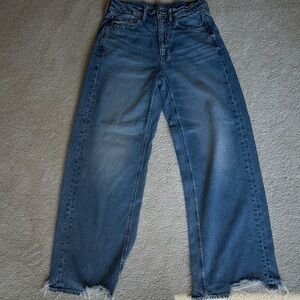 American Eagle Outfitters Straight Leg Blue Jeans